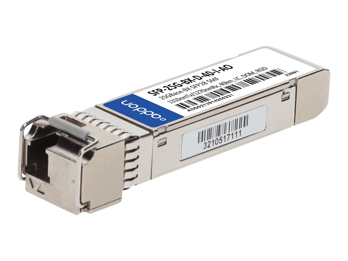 AddOn - SFP28 transceiver module (equivalent to: Cisco SFP-25G-BX-D-40-I)