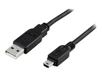 DELTACO USB 2.0 USB-kabel 2m Sort
