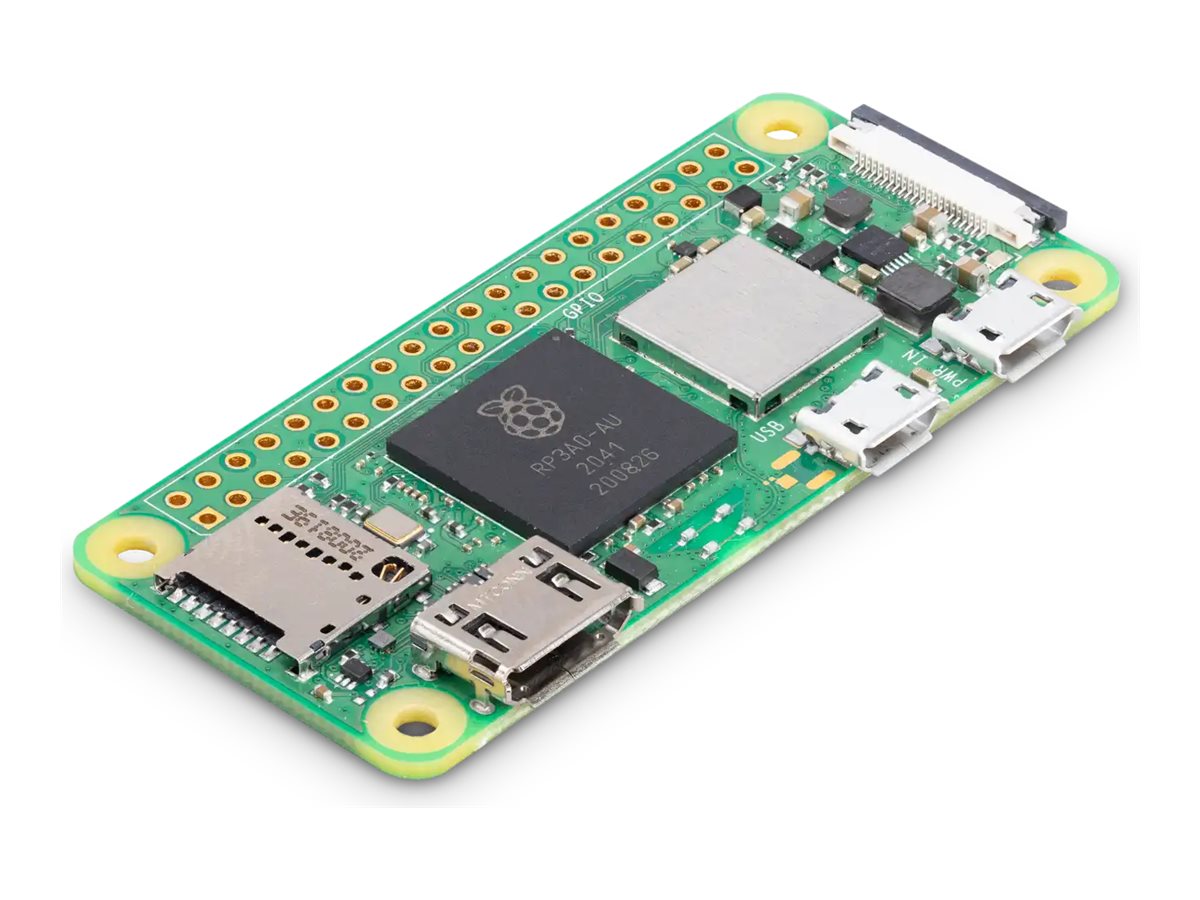 Raspberry Pi Zero 2 W single-board Product shot Left-angle 79750