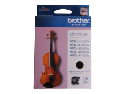 BROTHER LC127XLK Tinte schwarz1200Seiten, BROTHER  (BILD1)