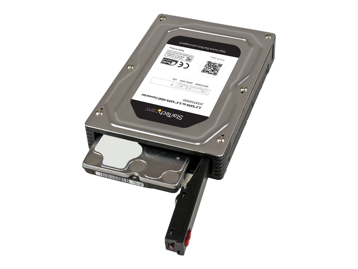StarTech.com 2.5" to 3.5" SATA HDD/SSD Adapter Enclosure - External Hard Drive Converter with HDD/SSD Height up to 12.5mm (25SAT35HDD) - kryt úložiště - SATA 6Gb/s - SATA 6Gb/s – foto 2