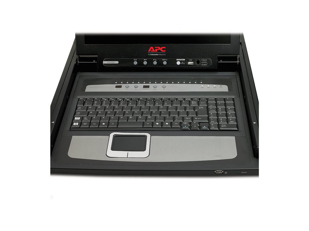 APC 17p Rack LCD Console KVM Switch