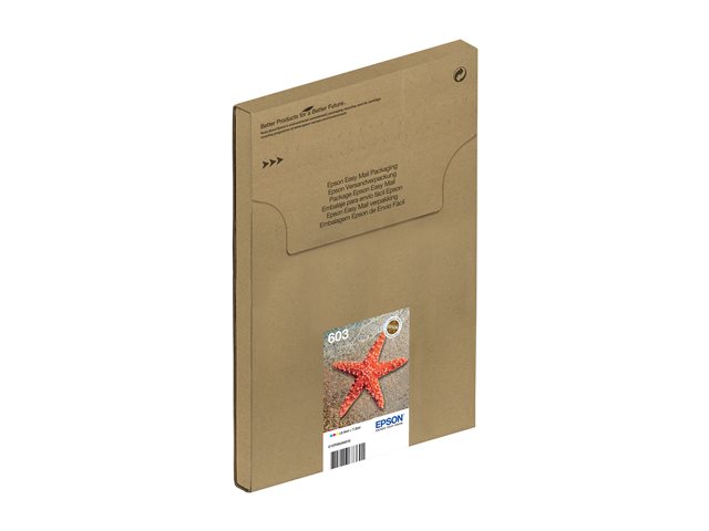 Image of Epson 603 Multipack Easy Mail Packaging - 3-pack - yellow, cyan, magenta - original - ink cartridge