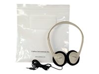Califone CA-2 Headphones on-ear wired 3.5 mm jack (pack of 30)