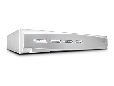 Switch KVM DVI-I Single Link, USB 2.0 & audio, 4 ports