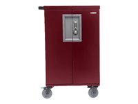 Bretford CoreX TCOREX45 Cart (charge only) for 45 notebooks lockable steel maroon 