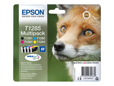 EPSON Tinte Multipack 1x5,9 ml/3x3,5 ml - C13T12854012
