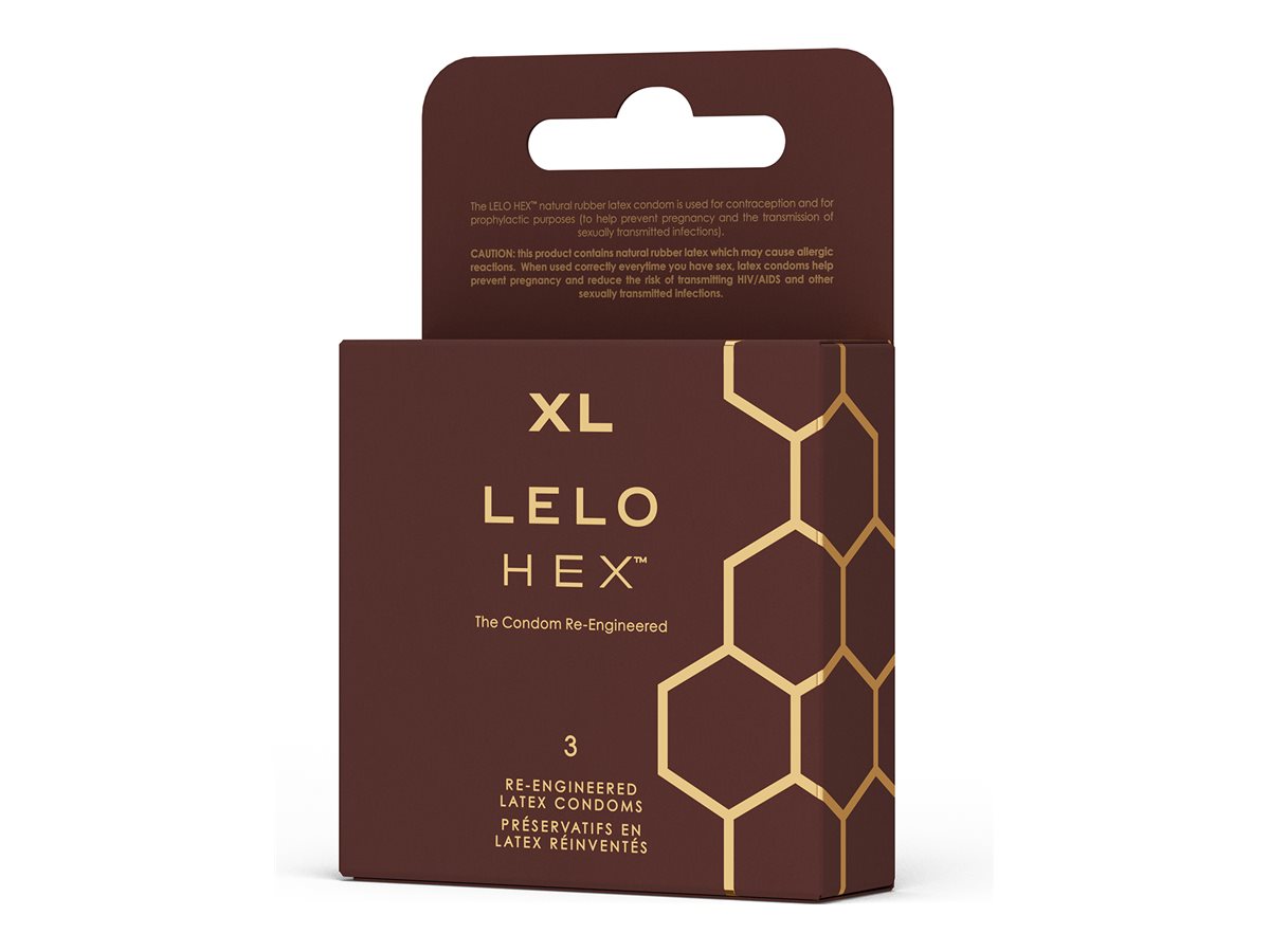 Lelo Hex Respect Condoms Xl 3s 