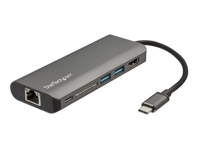 StarTech.com Adaptateur multiport USB-C avec HDMI 4K - Mac et Windows - Lecteur  de carte SD 