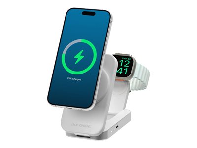 Flip wireless charging stand - 2-in-1, Qi2 - 25 Wa