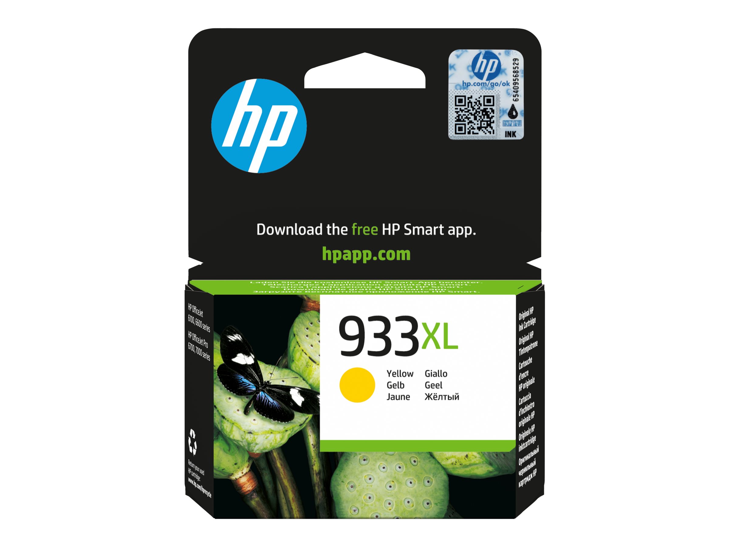 Hp 933xl High Yield Yellow Original Ink Cartridge