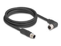 DeLOCK Ikke afskærmet 2m Netværkskabel Sort