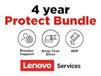 Lenovo Onsite + Accidental Damage Protection + Keep Your Drive + Premier Support - Extended service agreement - parts and labor - 4 years - on-site - response time: NBD - for K14 Gen 1; ThinkPad L13 Yoga Gen 4; L15 Gen 4; P14s Gen 3; P15v Gen 3; X1 Yoga Gen 8
