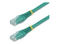 Startech 6ft CAT6 Ethernet Cable, 10 Gigabit Molded RJ45 650MHz 100W PoE Patch Cord, CAT 6 10GbE UTP Network Cable with Strain Relief, Green, Wiring is UL Certified/TIA - Category 6 - 24AWG (C6PATCH6GN)