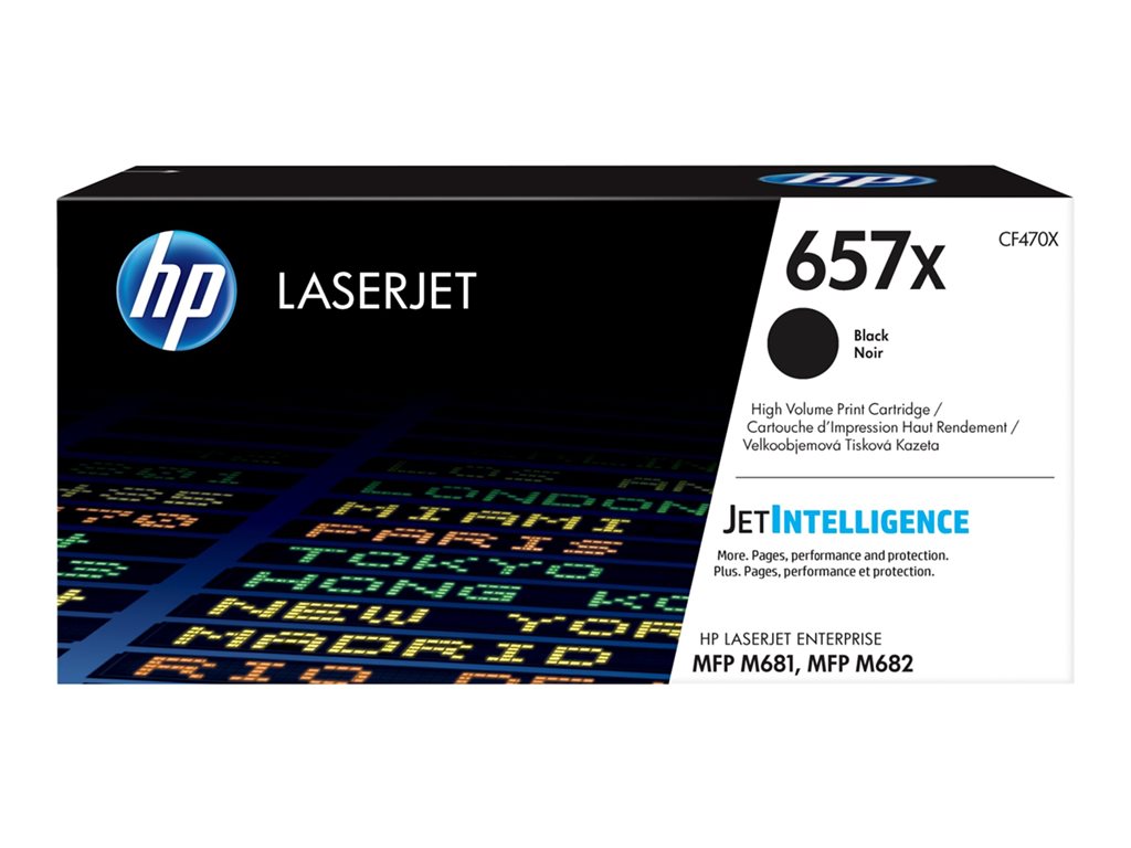 HP 657X LJ Toner Cartouche Noir HY