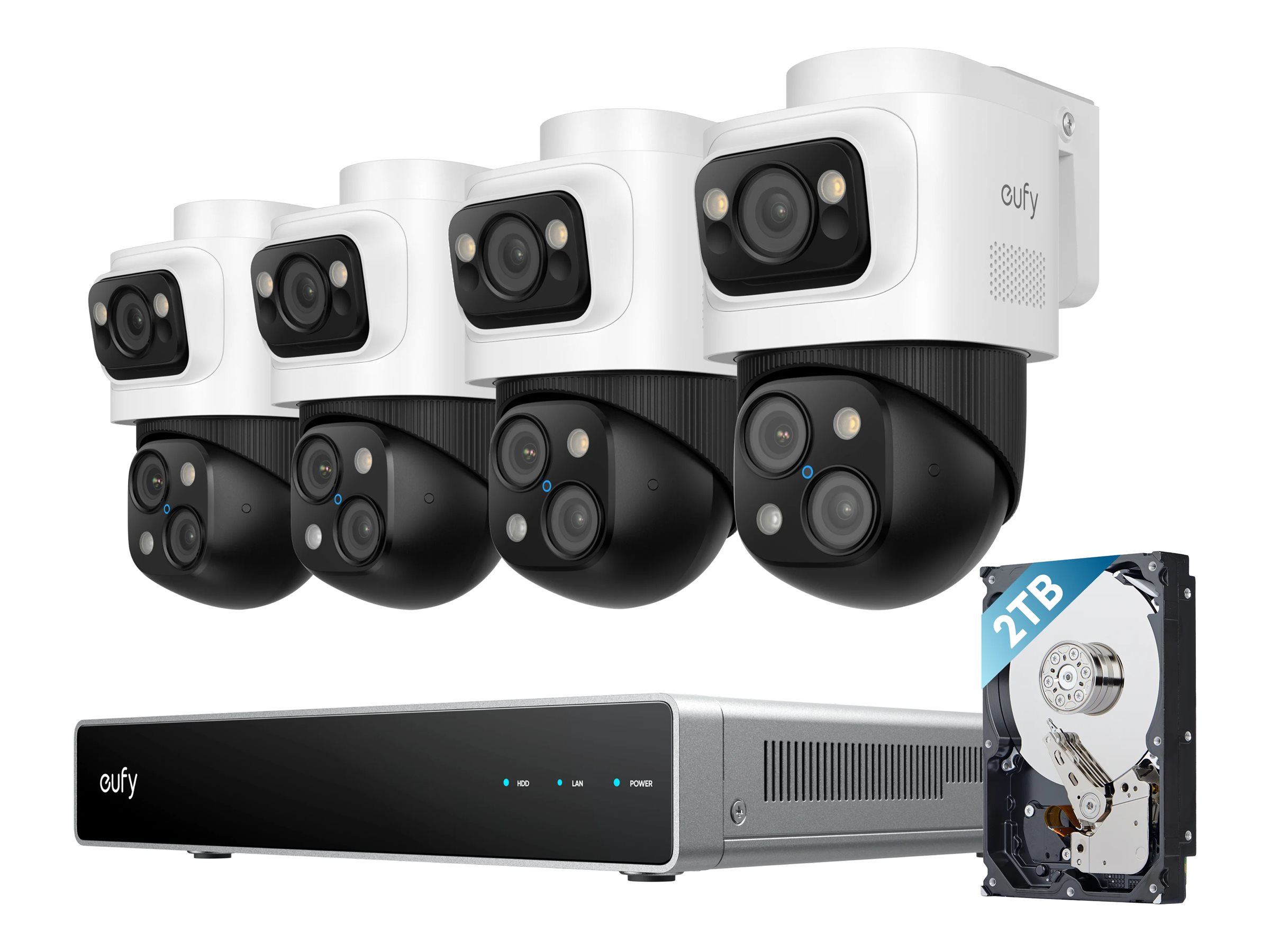 An image of Eufy Security System S4 Max - NVR + camera(s) - wireless (Wi-Fi) - PoE