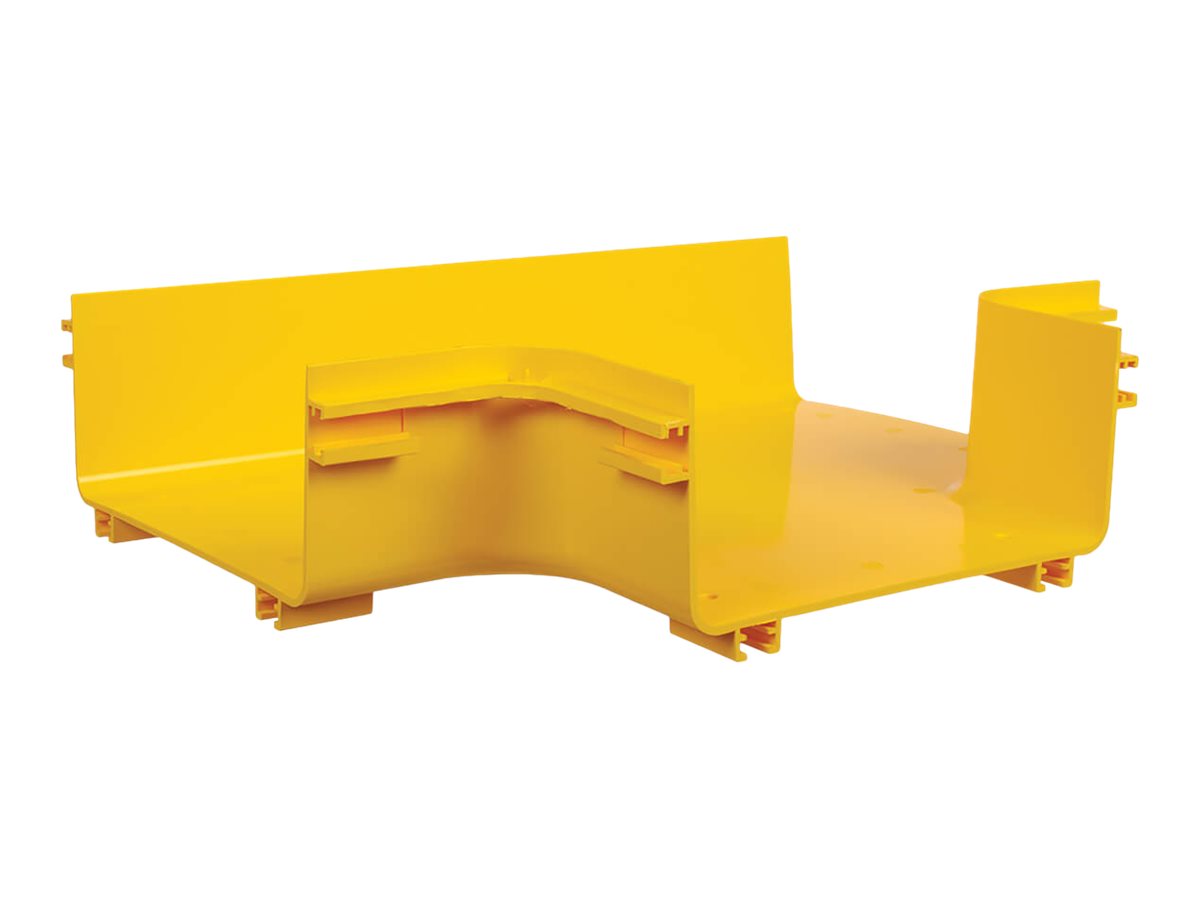 Eaton Tripp Lite Series SmartRack Toolless Horizontal 90-Degree T-Junction for Fiber Routing System, 240 mm (10 in.)
