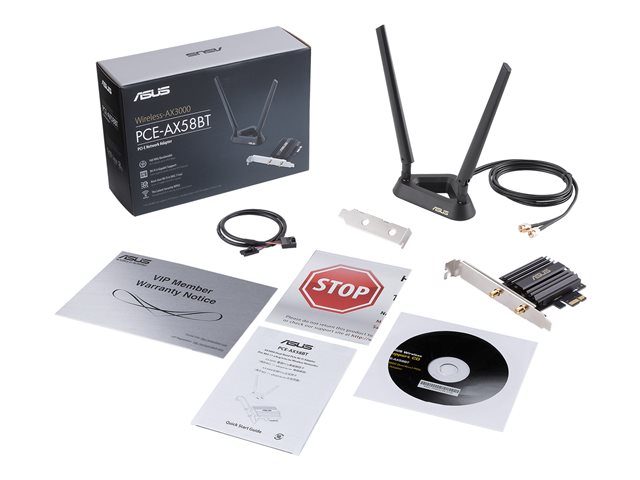 ASUS PCE-AX58BT WiFi/BT adapter 90IG0610-MO0R00