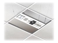 Chief CMA443 - Mounting kit (suspended ceiling plate, concrete anchor, pole mounting ring, safety cable assembly, 4 turnbuckles, strand wire, eye bolt, fixed pipe, 2 outlet knockouts)