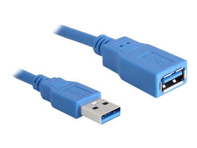 DELOCK USB3.0 Verl. A -> A St/Bu 2.00m blau - 82539