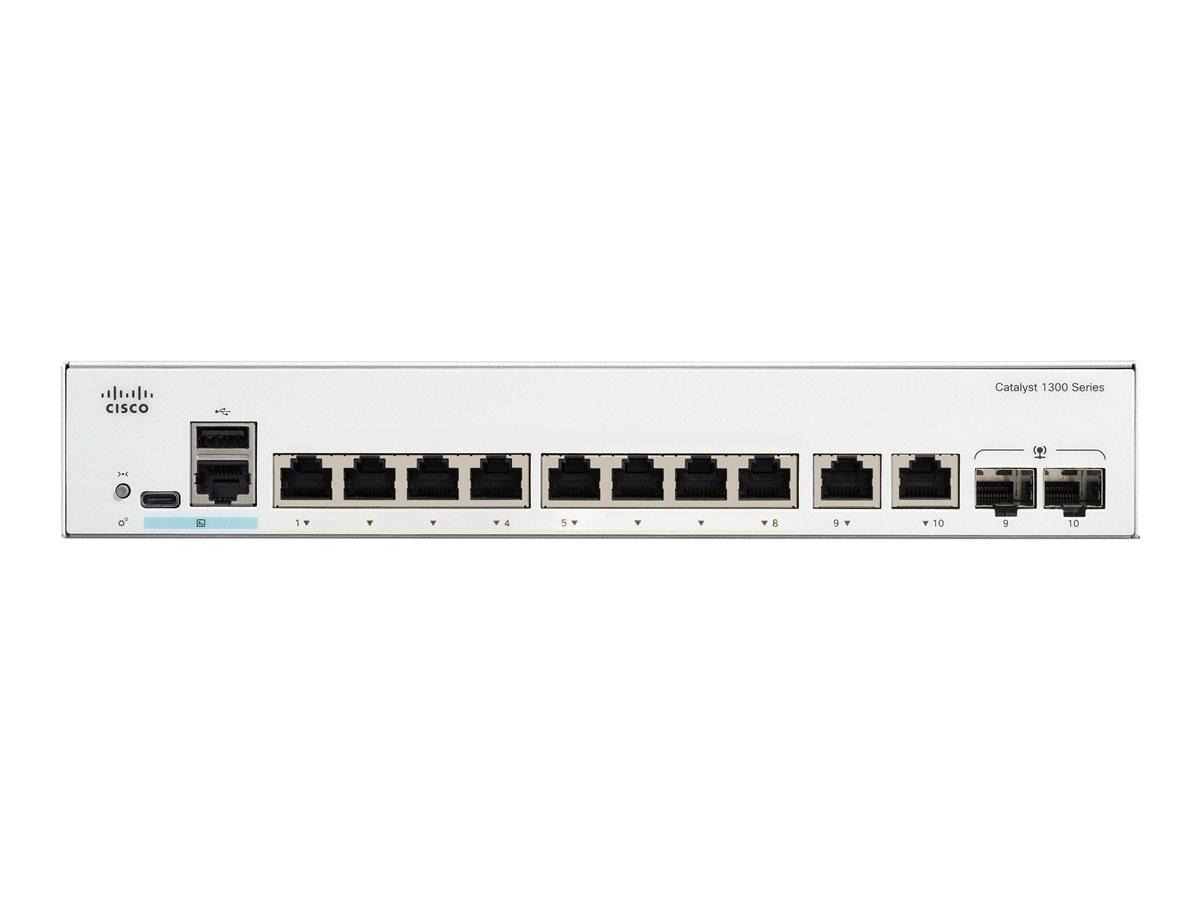Cisco Catalyst 1300-8T-E-2G - přepínač - 8 porty - řízený - Lze montovat do rozvaděče – foto 2