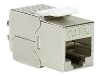 LogiLink PrimeLine CAT 6a Afskærmet parsnoet (STP) Keystone-konnektor Sølv