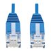 Tripp Lite Cat6 Gigabit Molded Ultra-Slim UTP Ethernet Cable (RJ45 M/M), Blue, 10ft