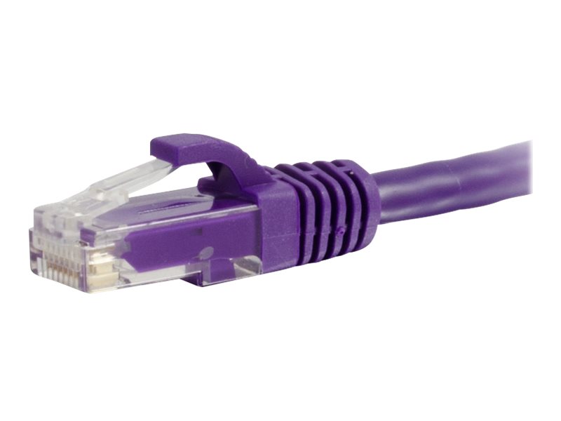 C2G 14ft Cat6a Snagless Unshielded UTP Network Patch Ethernet Cable-Purple