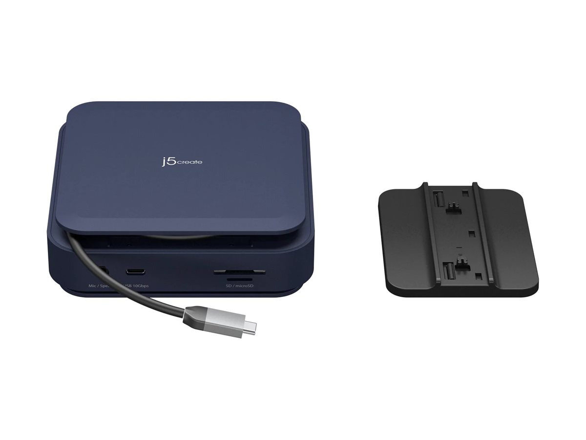 j5create JCD3196, docking station, USB-C / USB4, 2 x HDMI, 1GbE - Image 2