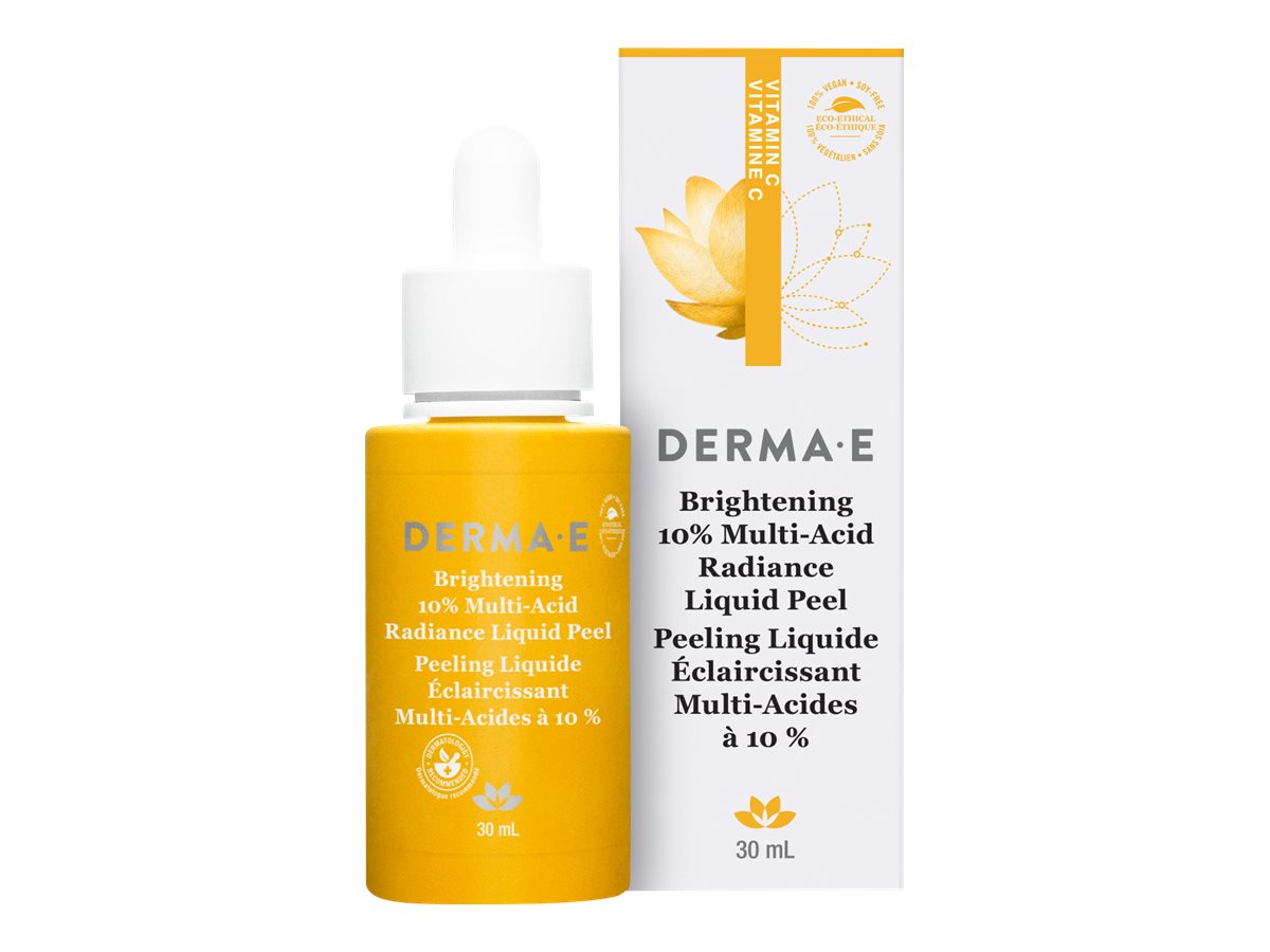 DERMA E Brightening 10% Multi-Acid Radiance Liquid Peel - 30ml