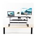 VIVO DESK-V000VLE - standing desk converter - black