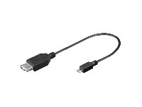 MicroConnect USB 2.0 On-The-Go USB-kabel 20cm