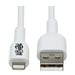 Tripp Lite Safe-IT USB-A to Lightning Sync/Charge Cable, Anti-bacterial MFi Certified