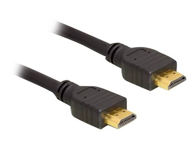 DELOCK HDMI Kabel Ethernet A -> A St/St 5.00m 4K Gold - 84409