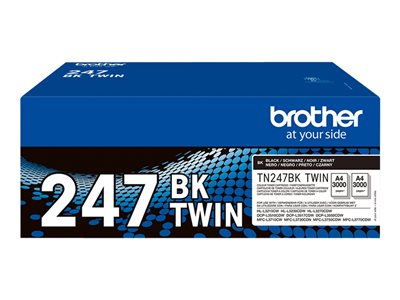 Product  Brother TN247BK TWIN - 2-pack - High Yield - black - original - toner  cartridge