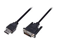 TECHly Videoadapterkabel HDMI / DVI 1.8m Sort