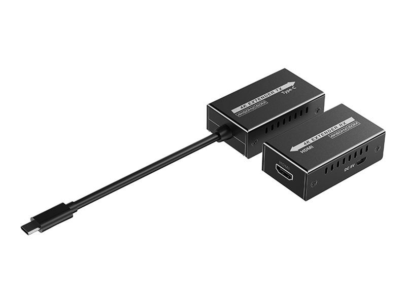 Lenkeng LKV600TH-L transmitter and receiver video/audio extender Product shot Right-angle 79550