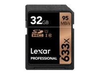 Lexar Professional Flash memory card 32 GB UHS Class 1 / Class10 633x SDHC UHS
