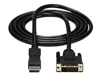 StarTech 6ft / 1.8m DisplayPort to DVI Cable - 1920x1200 - DVI Adapter Cable - Multi Monitor Solution for DP to DVI Setup (DP