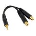 StarTech.com 6 in. 3.5mm Audio Splitter Cable