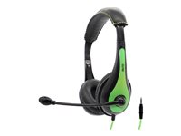 AVID AE-36 Headset on-ear wired 3.5 mm jack green (pack of 15)