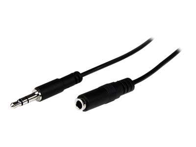 StarTech.com 6 ft 3.5mm Stereo Extension Audio Cable - M/F - 6ft Stereo  Extension Cable - 3.5mm Audio - 6ft Stereo Audio Cable (MU6MF)