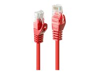 LINDY Basic Cat.6 U/UTP Cable Red 2m