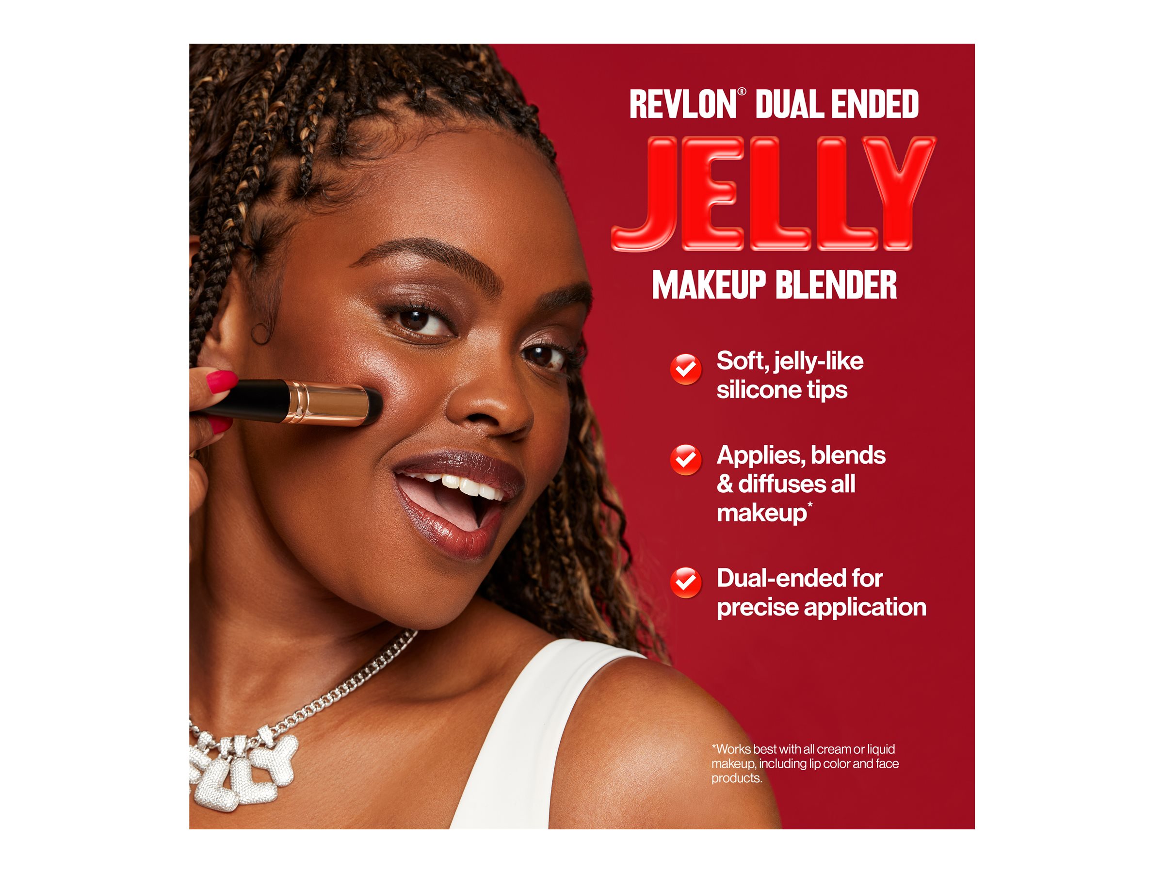 Revlon Dual Ended Jelly Makeup Blender - Black/Gold