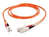 Quiktron Value Series Patch cable LC multi-mode (M) to SC multi-mode (M) 8 m fiber optic 