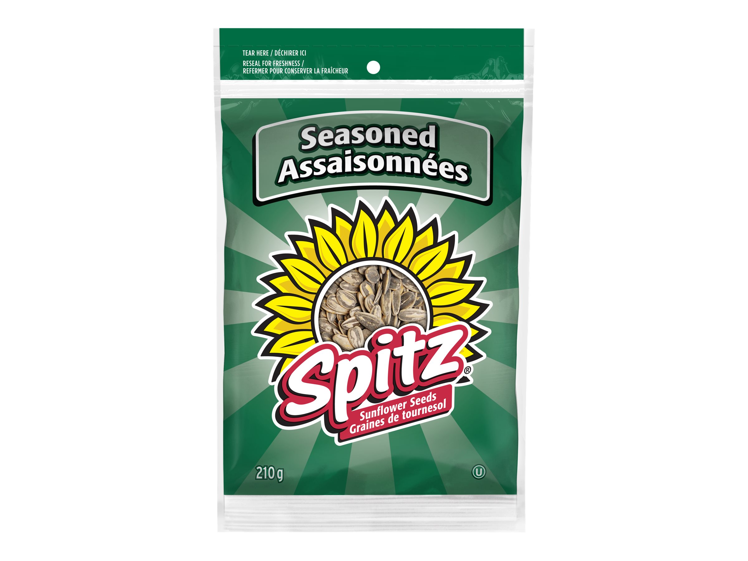 Spitz Sunflower Seeds - Seasoned - 210g