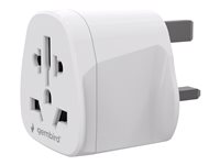 Gembird World to UK power adapter plug