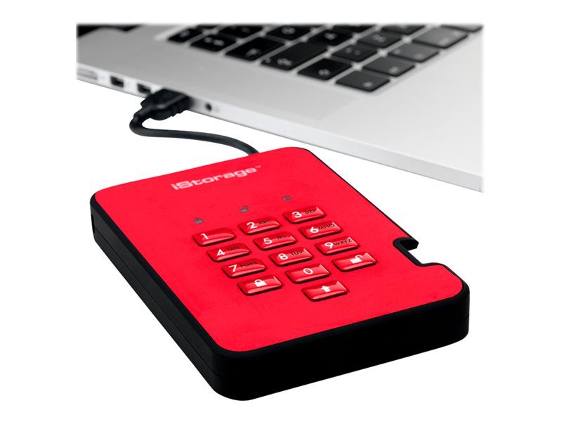 iStorage diskAshur - SSD - 1 To - USB 3.2 - Conformit TAA