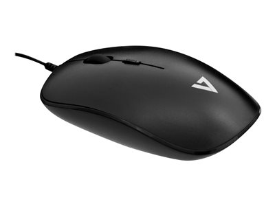 V7 MU200-1N - Mouse - right and left-handed