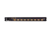 8-PORT 17.3IN LCD INTEGRATED USB/PS2 COMBO KVM WITH AN EXTRA CONSOLE PORT AND US – ATEN